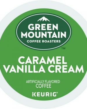 Green Mountain Coffee Caramel Vanilla Cream, Keurig K-Cup Pod, Light Roast, 96ct