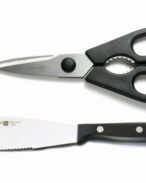 Wusthof Gourmet 2pc Come-Apart Kitchen Shears / Scissors & 5" Spreader Set