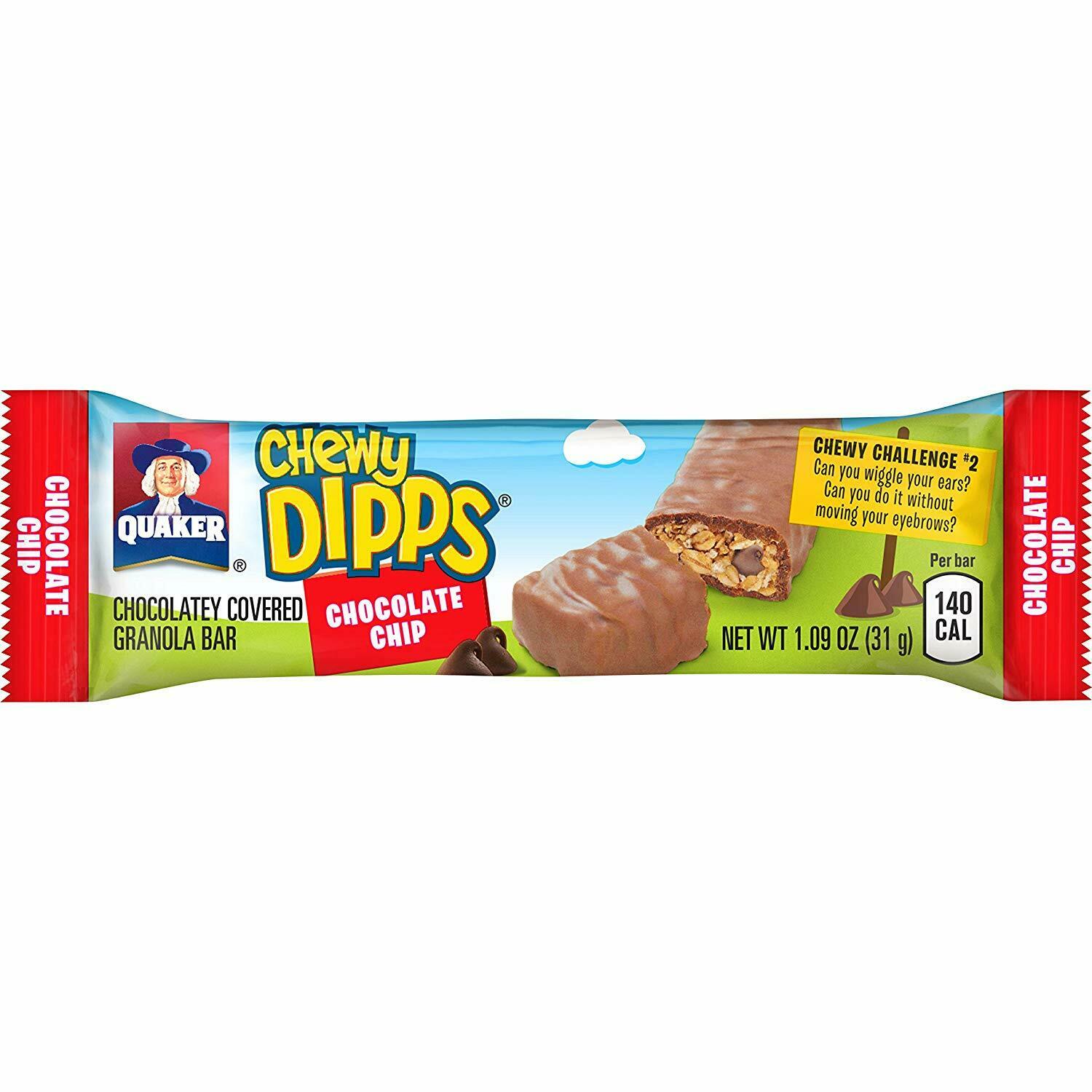 Quaker Chewy Granola Bars and Dipps Variety Pack, 58 Count 2
