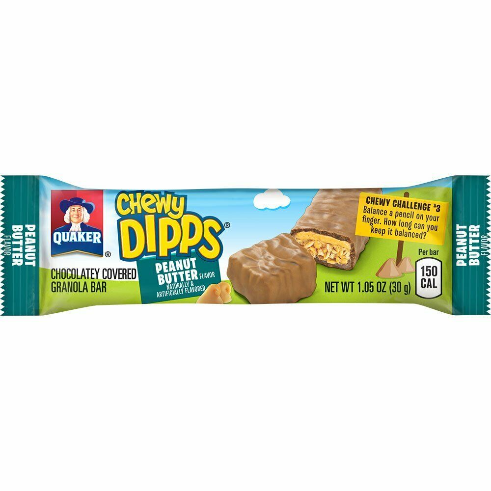 Quaker Chewy Granola Bars and Dipps Variety Pack, 58 Count 1
