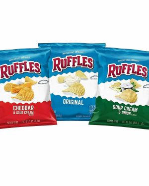 Ruffles Potato Chips Variety Pack, 40 Count