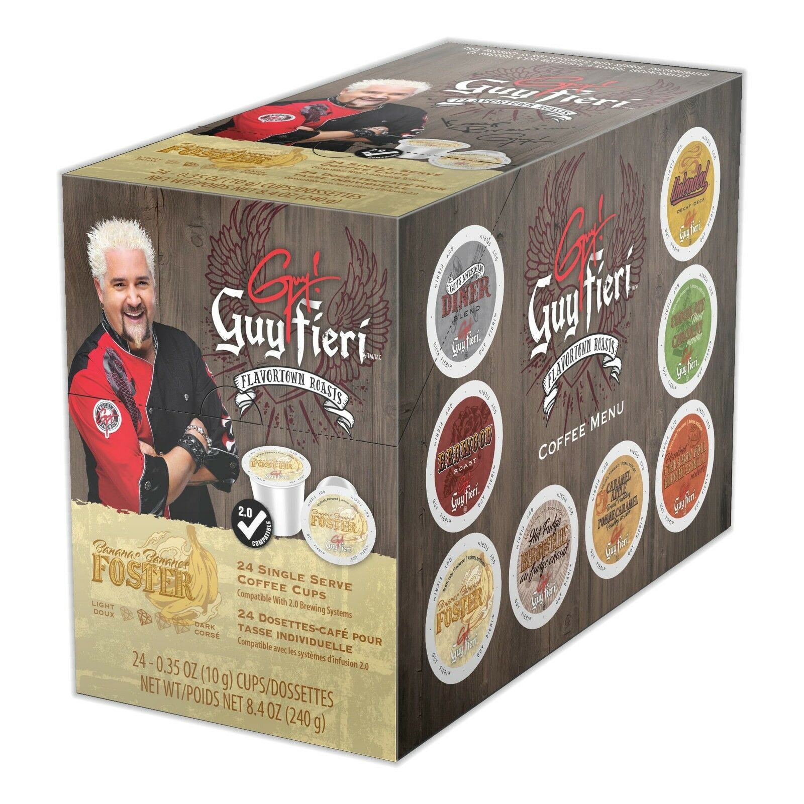 Guy Fieri Flavortown Roasts Coffee, Bananas Foster, 24 Count 1