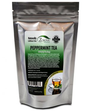 Peppermint Tea 30 Bags 100% Natural Premium Mentha piperita in Resealable Pouch