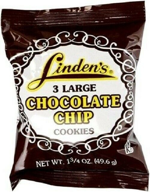 New Lindens Cookies 18 packs of 3 -Butter Crunch-Chocolate Chip-Fudge Chip